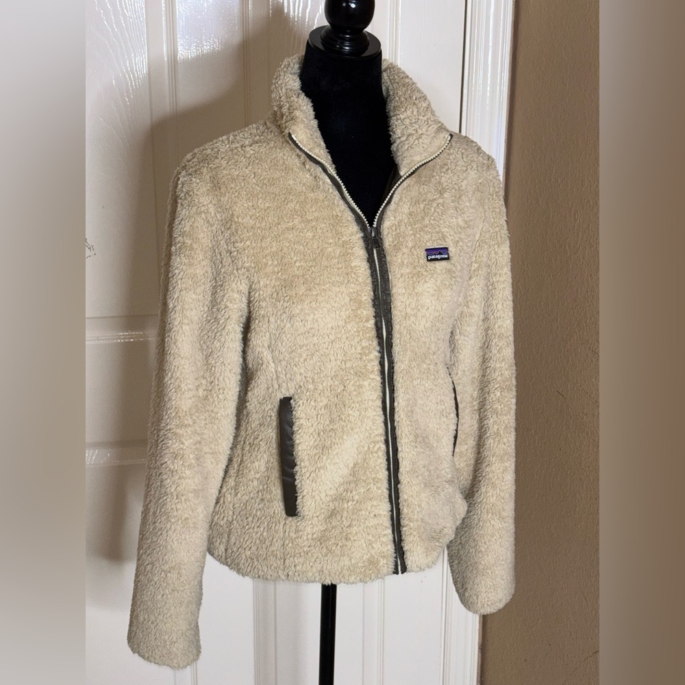 Vtg Patagonia Jacket Women’s Los Lobos 25595 Sherpa Fleece Zip Up Lined Medium​